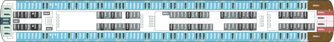 Norwegian Cruise Lines, Norwegian Gem Deck 10.png